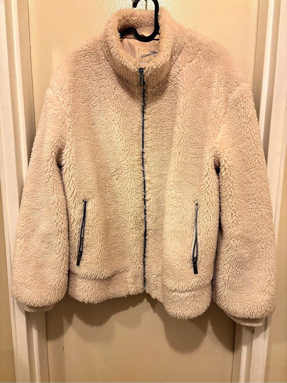 Universal Thread Cozy Faux Shearling Jacket Teddy Fleece Pink